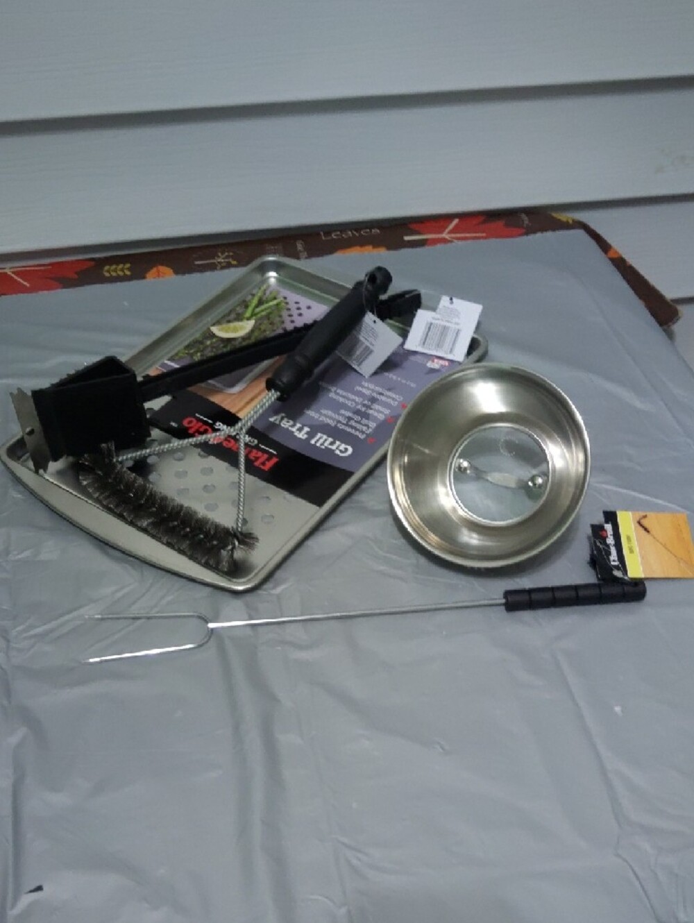 Stainless Steel Grilling Tool Set - Silver - Picture 3 of 4
